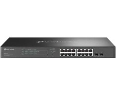 Šakotuvas Switch TP-LINK Omada SG2218P Desktop/pedestal 16x10Base-T / 100Base-TX / 1000Base-T 2xSFP PoE+ jungtys 16 150 Watts SG2218P