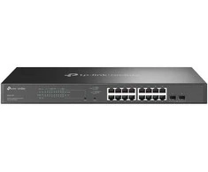 Šakotuvas Switch TP-LINK Omada SG2218P Desktop/pedestal 16x10Base-T / 100Base-TX / 1000Base-T 2xSFP PoE+ jungtys 16 150 Watts SG2218P