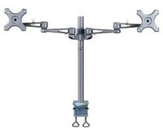 Neomounts Newstar FPMA-D935D monitoriaus laikiklis arba stovas 68,6 cm (27") Gnybtas Sidabras