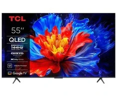 Televizorius TV Set TCL 55 " 4K Ultra HD 3840 x 2160 pikselių Flat 16:9 QLED 55P8K