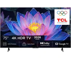 Televizorius TV Set TCL 75 " 4K Ultra HD 3840 x 2160 pikselių Flat 16:9 QLED 75P6L