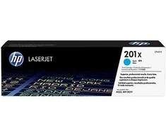 „Hewlett Packard“ (HP) HP 201X didelio našumo žalsvai mėlyna originali „LaserJet“ dažų kasetė, 2 300 puslapių