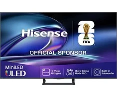 Televizorius HISENSE 75E8Q 75" MiniLED 4K VidaaOS 144Hz Dolby Atmos