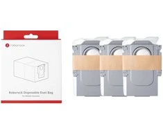 Vacuum Cleaner Priedas ROBOROCK Disposable Dust bag For Qrevo/Qrevo MaxV/S8 MaxV Ultra/Qrevo S/Qrevo Pro/Qrevo Plus/Qrevo Curv/Qrevo Edge/Saros 10R/Saros Z70/Saros 10/Vivian S/Vivian SC/QR 798/Qrevo 5AE/Qrevo Curv 5A1/Qrevo Edge 5V1/QR 798/Qrevo Curv 2 Pro/Qrevo C Pro/Qrevo Curv 2 Flow/Saros 20R 8.02.0454