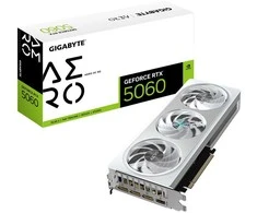 Vaizdo plokštė GIGABYTE GeForce RTX 5060 AERO OC 8G Grafikos plokštė - 8GB GDDR7