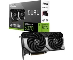 ASUS dviguba NVIDIA GeForce RTX 5070 OC 12 GB vaizdo plokštė