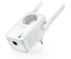 TP-LINK 300Mbps belaidis N sieninis diapazono ilgintuvas su pralaidumu „Atheros 2T2R 2.4GHz 802.11n/g/b“ įjungimu/išjungimu ir diapazono ilgintuvu
