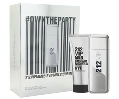 Carolina Herrera 212 VIP Rinkinys vyrams EDT 100ml + Dušo želė 100ml