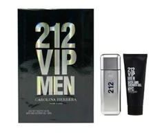 Carolina Herrera 212 VIP Rinkinys vyrams EDT 100ml + Dušo želė 100ml