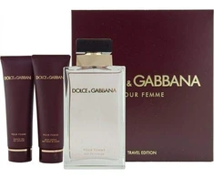 Dolce&amp;Gabbana Dolce &amp; Gabbana Pour Femme (Rinkinys Moterims) EDP 100+ Losjonas kūnui 50ml + Dušo želė 50ml