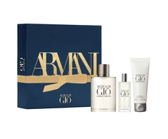 Giorgio Armani Acqua di Gio for Men (Rinkinys Vyrams) EDT 100ml + EDT 15ml + 75ml Dušo želė