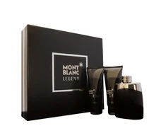 Mont Blanc Legend Rinkinys: tualetinis vanduo vyrams EDT 100ml + 100ml balzamas po skutimosi + 100ml Dušo želė