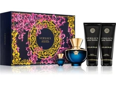 Versace Dylan Blue Pour Femme (Rinkinys Moterims) EDP 100ml + Losjonas kūnui 100ml + 100ml Dušo želė + EDP 5ml