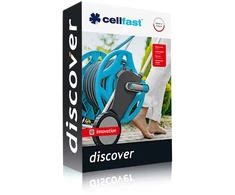 1/2 "60 m Cellfast Discover žarnos vežimėlis