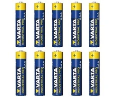 10x baterija R-03 LR03 AAA alkaliczne Varta Industrial
