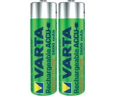 2x Akumuliatorius R-06 R06 AA 1,2V 2600mAh Varta