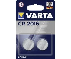 2x CR-2016 CR2016 3V baterijos Varta