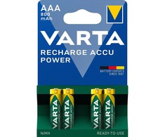 4x akumuliatorius R-03 R03 AAA 800 mAh Varta Ready2use