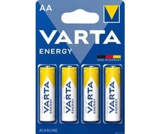 4x R-06 LR06 AA baterijos 1,5V Varta Energy Alkaiczna
