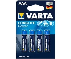 4x baterija R-03 R03 AAA 1,5V alkaliczne Varta Longlife Power