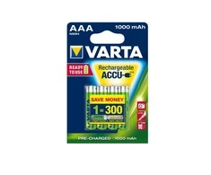 4x akumulator R-03 R03 AAA 1,2V 1000mAh Varta Ready2use