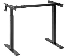 Maclean rašomasis stalas, rankinis aukščio reguliavimas, be viršaus, darbui sėdint ir stovint, maks. 60 kg, aukštis 120 cm, MC-790NG