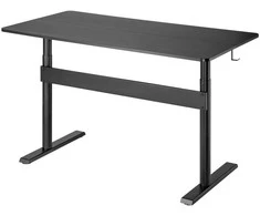 ergo office Biurko Ergo biuro stalas su stalviršiu 140x68cm, dujinė spyruoklė, aukščio reguliavimas, sėdimam ir stovimam darbui, maks. aukštis 115cm, ER