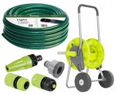 Wózek Vežimėlis Vežimėlio ritė + sodo žarna 50 m 1/2 laidų jungtys