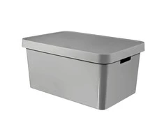 Curver dėžė su dangčiu Infinity, 45 l, pilka