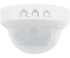 PIR judesio jutiklis Maclean, montuojamas ant paviršiaus, veikimo nuotolis 10x40 m, 1000 W/2000 W, 220–240 V AC, 50/60 Hz, MCE823