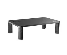 Podstawka „Ergo Office“ monitoriaus stalo stovas, reguliuojamas, su belaidžiu „Qi“ įkrovikliu, maks. 20 kg, 17–32 colių, ER-415