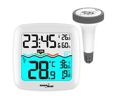 GreenBlue Wireless Swimming Pool Temperature Sensor Orų stotelė Humidity DCF RCC