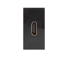 Lizdas „Maclean“ HDMI lizdas, viengubas, juodas, MCE720B