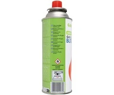Kartusz „GreenBlue“ 227 g dujų balionėlis. Sertifikatas: Pi 0875, atitinka EN417, butanas, veikimo diapazonas nuo -10 °C iki + 40 °C, GB227