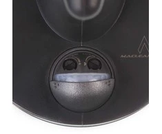 Sieninis šviestuvas 1xE27 su Maclean jutikliu, infraraudonųjų spindulių jutikliu, maks. apkrova 60W, IP65, juoda spalva, MCE518 B