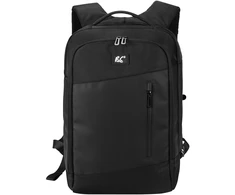 Kuprinė na laptopa NanoRS, 15,6", juoda, 42*28,5*14 , neperšlampamas RS204 B