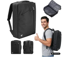 Kuprinė na laptopa NanoRS, 15,6", juoda, 43*30*10 , neperšlampamas RS203 B