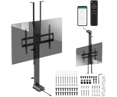 „Maclean“ elektrinis lubinis/grindinis laikiklis, ištraukiamas, 43''-88'', VESA 600x400, maks. 60 kg, 100-240V AC, 50/60Hz