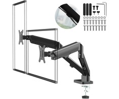 Laikiklis Maclean 2 monitorius mount, gas spring, 17"-32", 2-10kg, juodas, MC-134