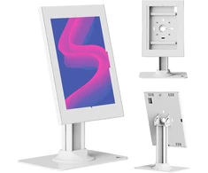 Laikiklis reklamowy do tabletu Maclean, su blokadą. 12.4"-13", iPad Air/ Pro, Samsung Tab S10+/S9+/S8+/S7+, 257x350x22mm, MC-958 W