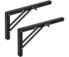 Laikiklis składany półki ściennej Maclean, min 250mm, max 500mm, max 50kg, 2 vnt.,MC-194
