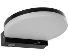 Sieninis šviestuvas Lampa Maclean LED lempa, juoda, 15W, IP65, 1300lm, neutrali balta (4000K) MCE346 B