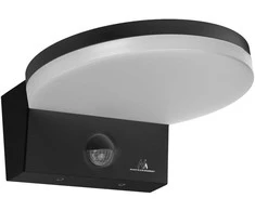 Pakabinamas šviestuvas Lampa „Maclean“ LED šviestuvas su judesio jutikliu, PIR judesio jutiklis, juodas, 15 W, IP65, 1560 lm, neutrali balta (4000 K) MCE344 B