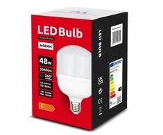 Żarówka „Maclean“ LED lemputė, E27, 48 W, 220–240 V kintamoji srovė, šaltai balta, 6500 K, 5040 lm, MCE304 CW