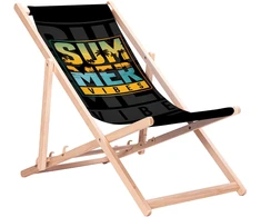 Leżak klasyczny bukowy GreenBlue GB183 Summer Vibes