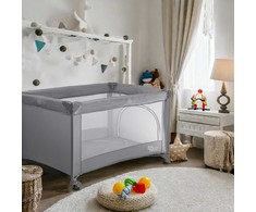 Promedix PR-803 G Kelioninė lovelė Kelioninė lovelė, 125x65x74cm, Ratukai, Apsauginis užvalkalas, Pilka