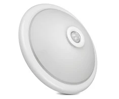 Plafon „Maclean“ lubinis šviestuvas su PIR jutikliu, keičiamu šviesos šaltiniu, 2 x maks. 40 W, E27, 220–240 V ~ 50/60 Hz, MCE324