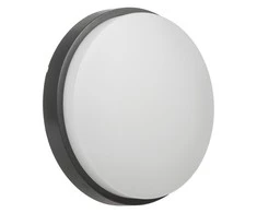 Lubinis šviestuvas Lampa „Maclean“ LED lempa, sieninė ir lubinė, pilka spalva, GR 1100lm, 15W, IP54, šviesos spalva natūrali balta (4000K), MCE342