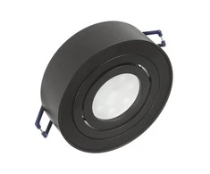 Oprawa Įleidžiamas šviestuvas, „Maclean“ LED vamzdinis, taškinis, SPOT, MR16/GU10 šviesos šaltiniams, juodas, 94x32 mm, apvalus, aliuminis, MCE462 B