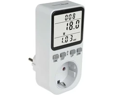 Miernik „GreenBlue“ energijos skaitiklis, vatmetras, F tipas, 220–240 V kintamoji srovė, 50 Hz, maks. apkrova 16 A, IP20, įmontuota baterija, GB364 F